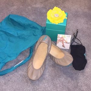 Taupe Tieks in great condition!